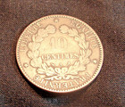 France---1897-a French 10 Centimes Coin--circulated---free Ship