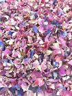 50 Guests Biodegradable Wedding Confetti Pink Ivory Rose Mix Petals Dried Flower