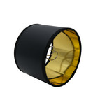 5 Inch Retro Barrel Drum Clip On Chandelier Lampshade  black 