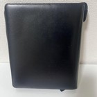 Montblanc Notebook Black Zipper Men Leather Used