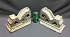 Antique Pair Small Shabby Corbels Wood Victorian Architectural Vtg Chic 532-25b