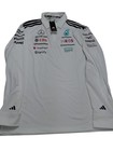 Adidas Long Sleeve F1 Team Kit Shirt White 2025 Mercedes Amg Petronas Large  120
