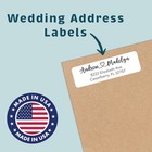 Personalized Return Address Labels - Custom Stickers On Sheets White 