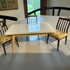 Vintage 1970s Danish Modern Dining Room Table And Chairs Germany