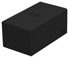Ultimate Guard Twin Flip N Tray Black 200  Xenoskin Monocolor Deck Card Case