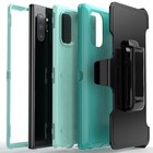 For Samsung Galaxy Note 10 10  Plus 5g Case Hybrid Cover With Holster Belt Clip