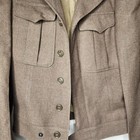 Vtg Wwii Us Army M1944 Ike Jacket Wool Field Coat 34l D-day Dated June 6 1944