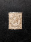 King George V Gb 1  Deep Bistre Brown Sg 396 N32  3  Mh Well Centered  Vf