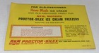 Vintage Ice Cream Recipe Booklet Proctor Silex Scm Philadelphia Illustratd Mcm