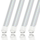 8ft T8 Led Tube Light Bulbs 72w R17d Ho Garage Ceiling Shop Lights 6500k F96t12