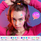 224 Counts Cute   Fashion Stars Pimple Patches For Face  Hydrocolloid Acne Patch