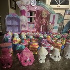 Shopkins Candy   Chocolate Large Lot Mini Figures W  Playset Pieces  Plastic