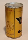 1936 Gold Budweiser Flat Top Beer Can Opening Instructions 
