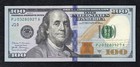 2017-a  100 Frn    seal Overprint Offset On Back Error    About Uncirculated