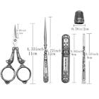 Butuze Embroidery Scissors Kit  European Antique Vintage Sewing Kit  Complete Vi