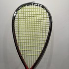 Tecnifibre Carboflex 125s Squash Racket Black And Red Green Wire