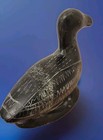 Vtg Canada Eskimo Carved Bird Inuit 5  Signed Adamie Numbered Authentic 