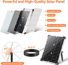 Poposoap 20w Solar Water Pump  Solar Powered Water Pump Outdoor With 320gph Sola