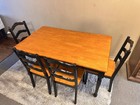 New Farmhouse Solid Wood Kitchen Dining Table