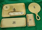 Antique Vintage Art Deco Vanity Dresser Set With Mirror