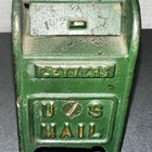 Vintage 1930s 4    Green Us Mail Box Bank Rare Collectible Usa     