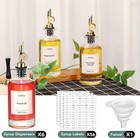 6-pack Olive Oil Dispenser  Glass Bottles For Kitchen