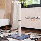 Cat Scratching Post  31 h Sisal Vertical Scratcher Post With Toys For Indoor