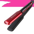 Kemei Lcd Digital Hair Straightener Flat Iron Tourmaline Ceramic Wet   Dry Hair