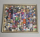 Mini Brands Food Toy Art Collage Framed Handmade Unique Decor Miniatures Ooak