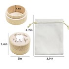 Tooth Fairy With Storage Pouch  Wooden Tooth Keepsake For   First Lost Teeth    