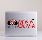 Personalized Minnie Mouse Name Wall Decal- Custom Nursery Kids Room Vinyl Sticke