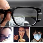 X6 Anti Fog Lens Cloth Eyeglasses Cleaning Wipe Grey Fabric Reusable Face Mask