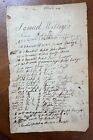 Original Hand Written Ledger Pages  1826 To 1834  34 Pages  Each 11 1 2    X 8   