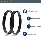 Jedeleos Replacement Style U Belts For Eureka Airspeed  Sanitaire And Black 