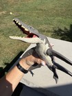 Plesiosaur Prehistoric Sea Reptile Dinosaur Toy Figure Gray With Open Mouth