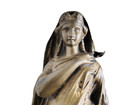 French 19th Century Bronze Woman Sculpture  Antique Classical Female Figure
