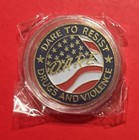 Dare Challenge Coin Drug Abuse Resistance Education Vtg 1980s Police Sheriff New