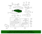 Genuine Honda Seat Cushion Foam 82132-shj-a41