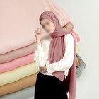 Muslim Plain Chiffon Hijab Scarf Women Shawls Wraps Head Scarves Hijab Wraps New