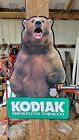 Kodiak Smokeless Tobacco Grizzy Bear Metal Sign