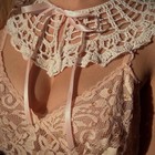1900s Edwardian White Crochet Collar 