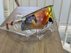 Oakley Radar Ev Shield Cycling Sunglasses White Frame Prizm Mirrored Lens