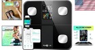 Digital Bathroom Scale Body Fat Weight Calorie Bmi Heart Rate 400lb