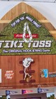 Tiki Toss Football Edition Hook And Ring Toss Game Backyard Tailgate Bamboo New