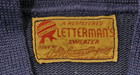 Rare Early 1900 s Whiting Letterman s Varsity Sweater-chenille F Letter Patch