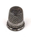 Antique Sterling Silver Thimble Ketcham   Mcdougall Mkd Size 7