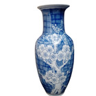 Chinese Vintage Porcelain Vase Blue   White