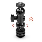 Smallrig Double Ball Head Shoe Mount Adapter Magic Arm 1 4  Screw With Cold Shoe