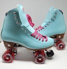 Moxi Beach Bunny Roller Skates Sky Blue 8 Bunnies Outdoor Quads New Without Box 