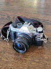 Canon Ae-1 Program 35mm Film Camera W  Lens   Accessories- Not Tested - See Pics